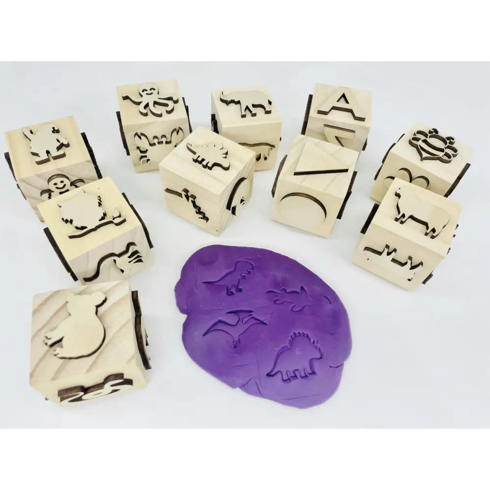 Wooden Stamp Blocks