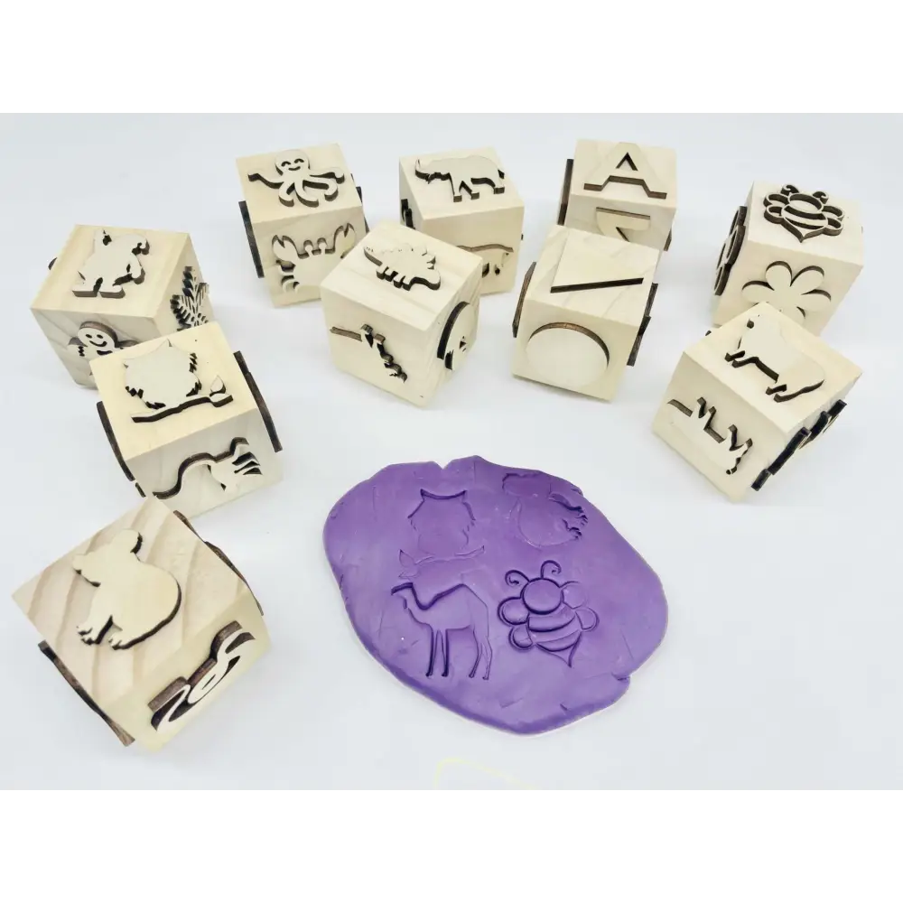 Wooden Stamp Blocks