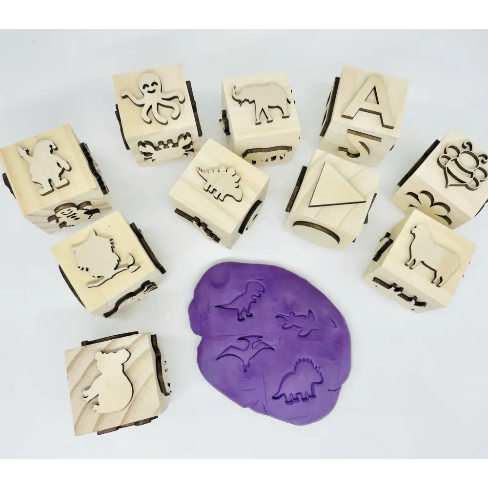 Wooden Stamp Blocks