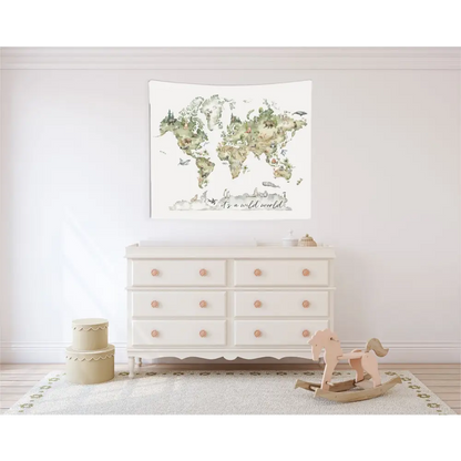 World Animals Canvas Wall Hang