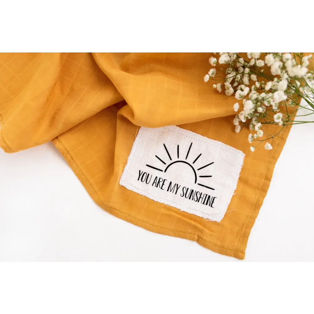 You are my sunshine Mustand Muslin Swaddle