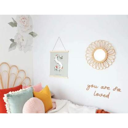 you are so loved wall plaque